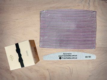 Пилочка для нігтів Francheska professional 1 шт 80/80 грит 2465130486 фото
