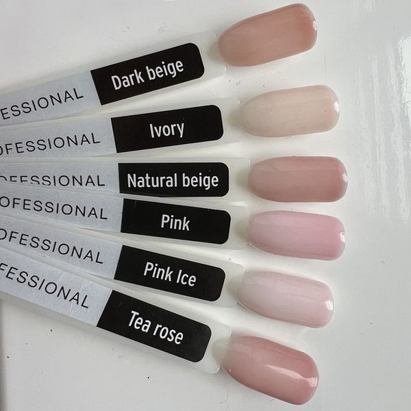 Камуфлирующая база для гель-лака Kodi Natural Rubber Base Ivory, 12 мл 2584654534 фото