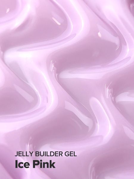 Гель желе для нарощування нігтів UNO гель желе Builder Jelly Gel Ice Pink, 15 г 2647655587 фото