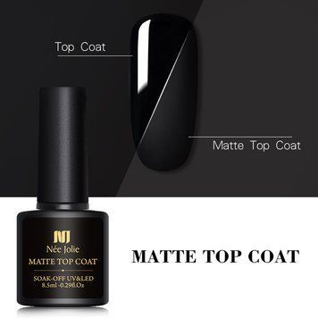 Матовый топ для гель-лака Nee Jole Matte Top Coat, 8.5 мл 2055330167 фото