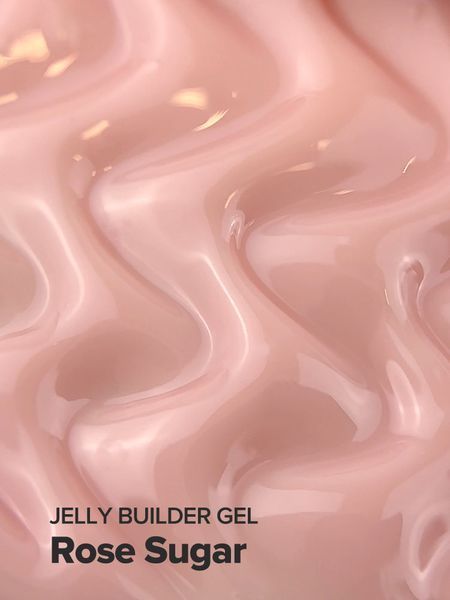 Гель желе для нарощування нігтів UNO гель желе Builder Jelly Gel Rose Sugar, 15 г 2647677632 фото