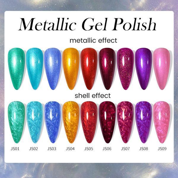 Гель-лак для ногтей металик LILY CUTE metallic gel polish 7ml LC-JS06 2470594277 фото