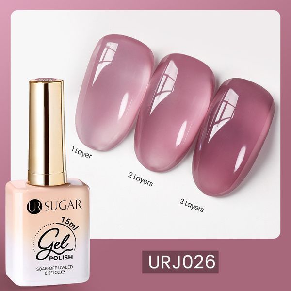 Гель-лак вітражний UR Sugar, 15 мл URJ026 2470571002 фото