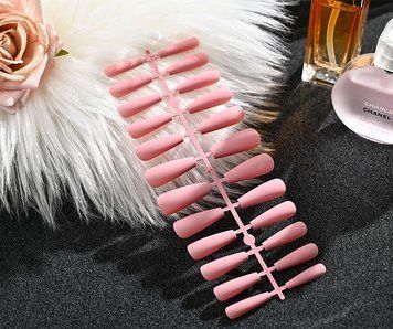 Накладные типсы для наращивания ногтей балярины цветные, 24 шт №08, накладные ногти для наращевание 2370398222 фото