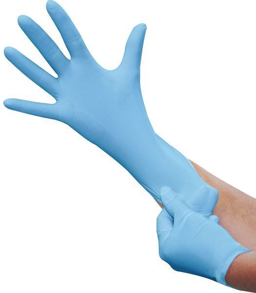 Перчатки нитриловые Medicom SafeTouch Advanced Slim L 3g голубые 2556206043 фото