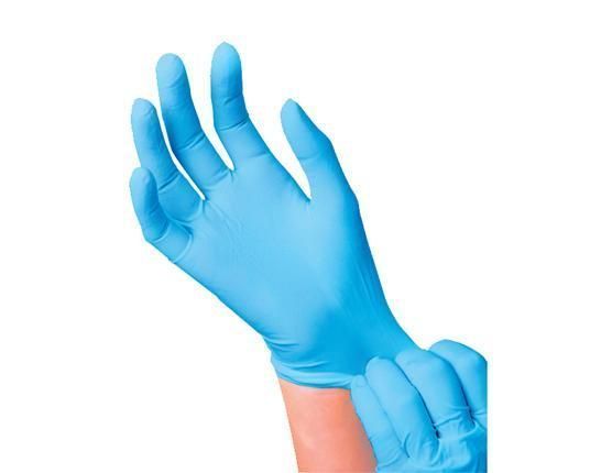 Перчатки нитриловые Medicom SafeTouch Advanced Slim L 3g голубые 2556206043 фото