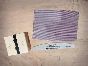 Пилочка для нігтів Francheska professional 1 шт 100/180 грит 2465126488 фото